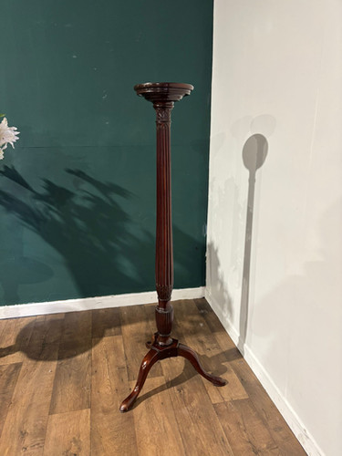 Mahogany Torchere Plant Stand (TALL)