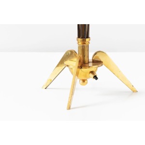 Maison Arlus Brass Table Lamp, 1950s