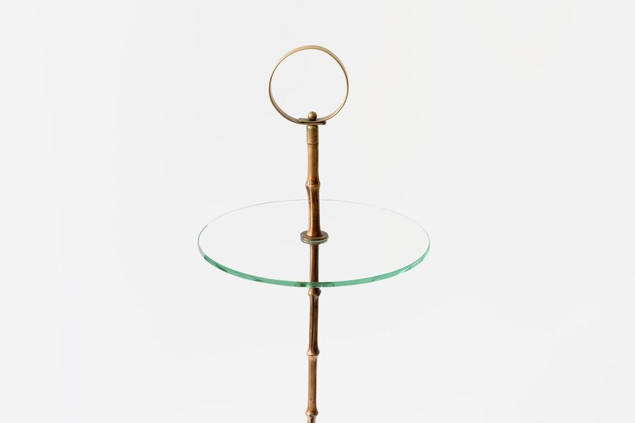 Maison Baguès – Small Bronze Smoker's/Coffee Side Table