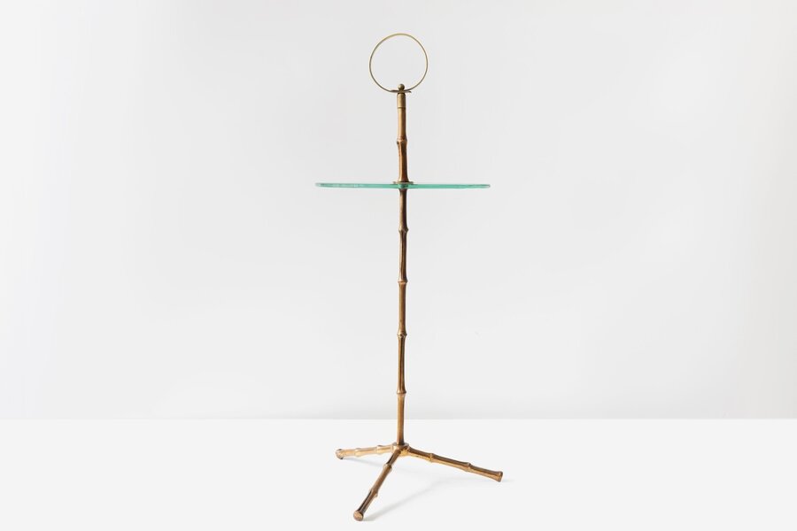 Maison Baguès – Small Bronze Smoker's/Coffee Side Table