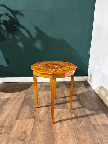 Marquetry Inlaid Sewing Table