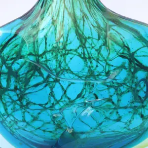 A good mid-century Maltese Mdina art glass signed & dated Fish / Axe Head Vase C.1976