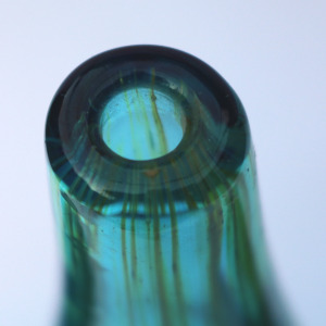 A good mid-century Maltese Mdina art glass signed & dated Fish / Axe Head Vase C.1976