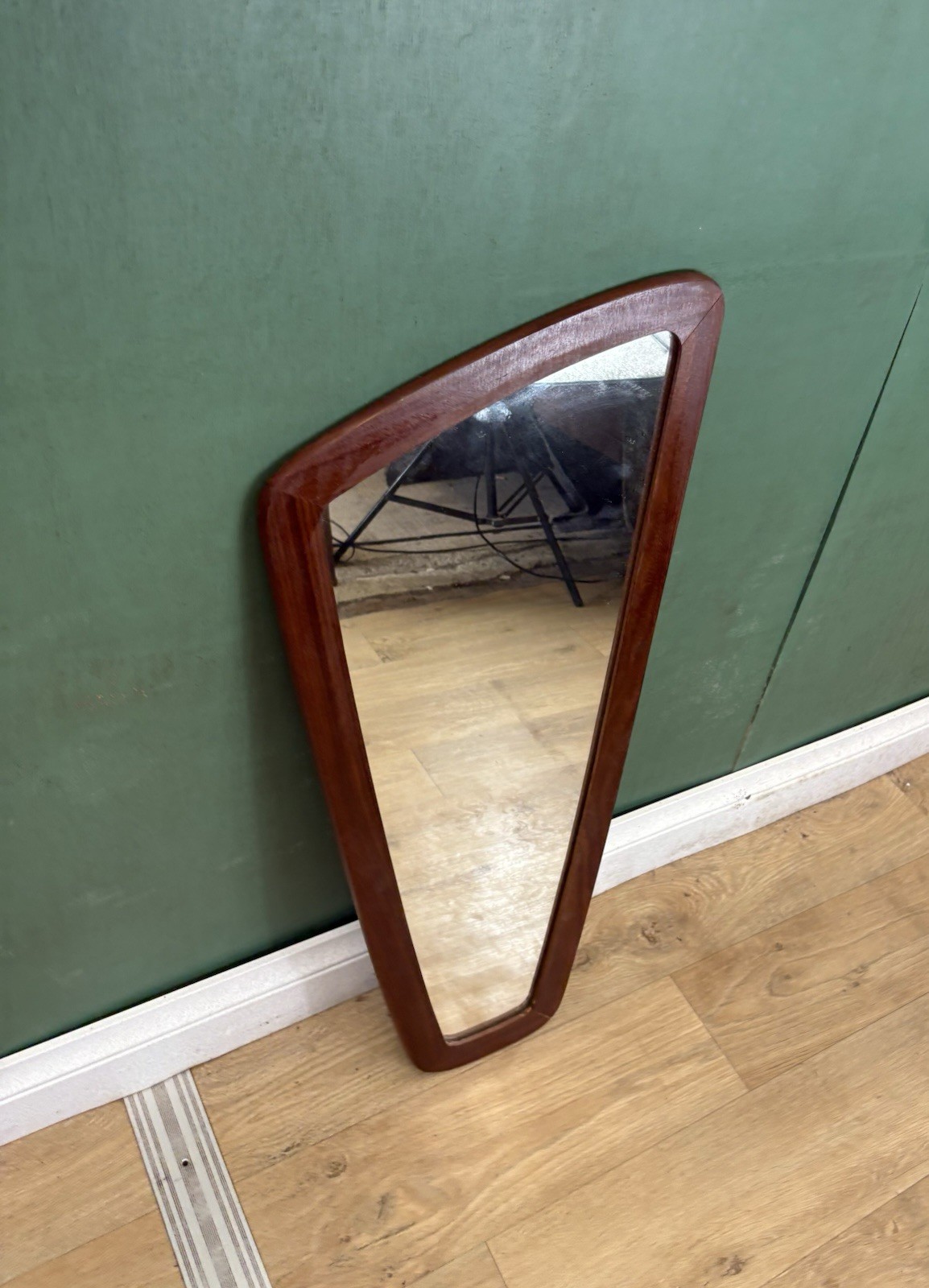 Mid Century Afromosia Teak Frame Mirror