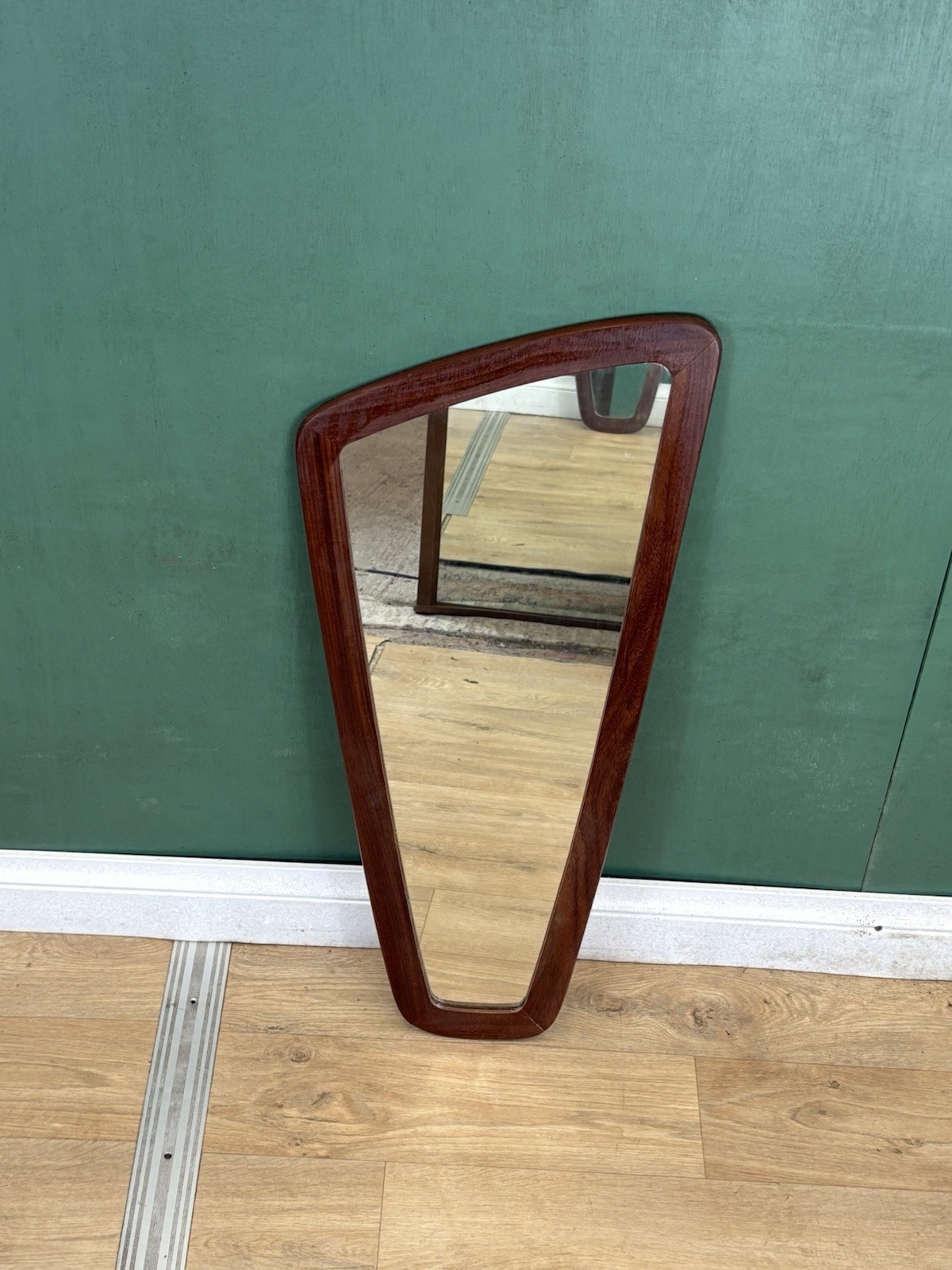 Mid Century Afromosia Teak Frame Mirror