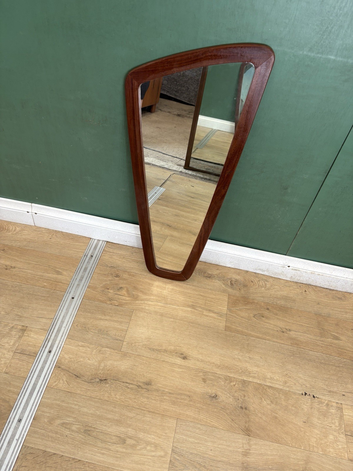 Mid Century Afromosia Teak Frame Mirror