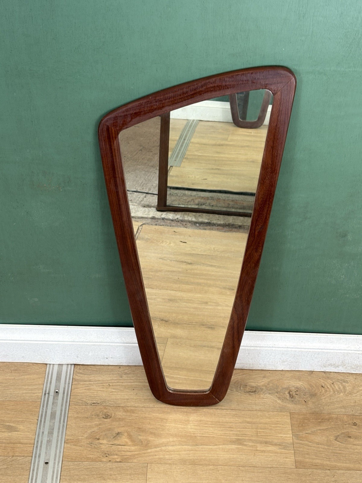 Mid Century Afromosia Teak Frame Mirror