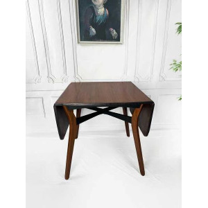Mid Century Butterfly Dining Table With Four Reupholstered Butterfly Chairs From G Plan, United Kingdom, 1950s