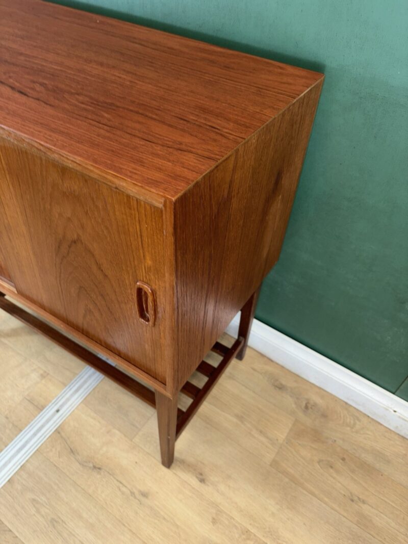 Mid Century Danish 🇩🇰 Teak Record Media Cabinet-Courier