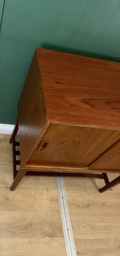 Mid Century Danish 🇩🇰 Teak Record Media Cabinet-Courier