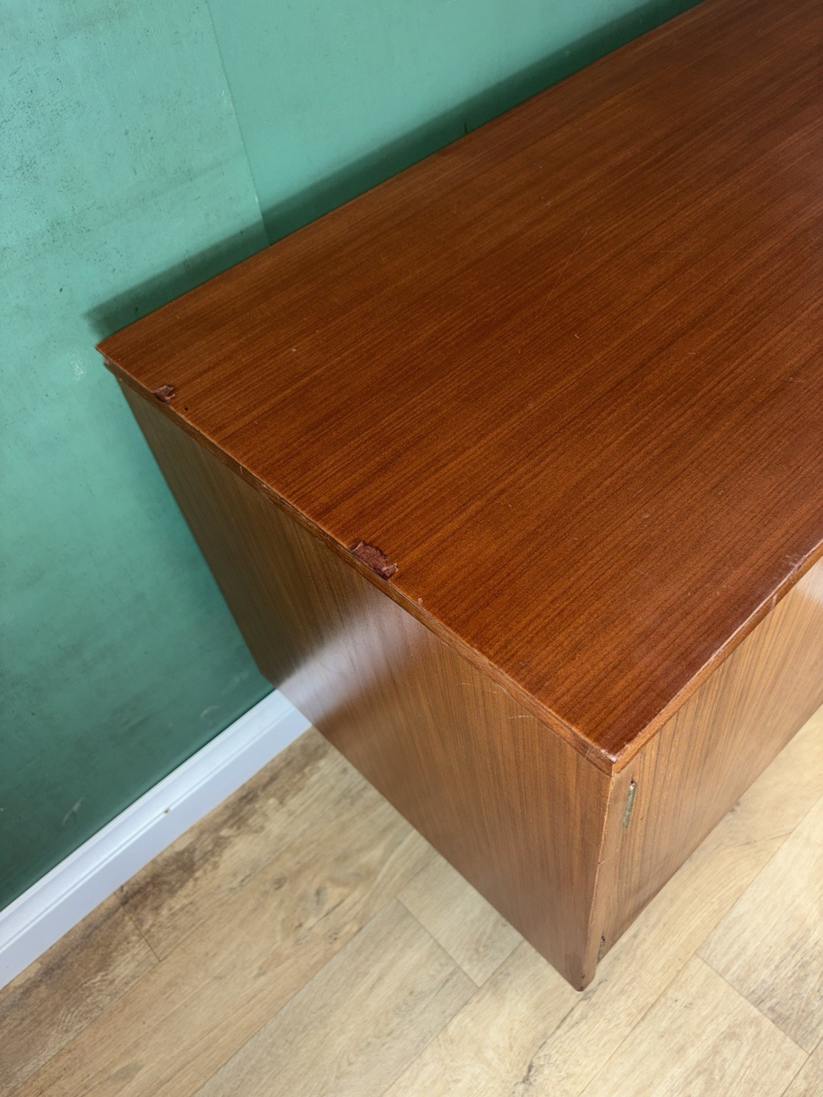 Mid Century Teak Compact Sideboard By Elliot’s Of Newbury-Courier