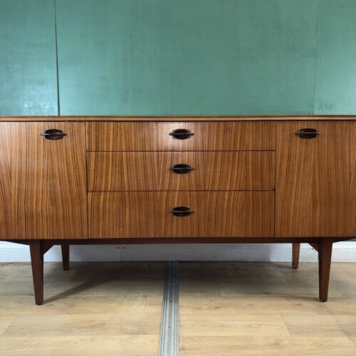 Mid Century Teak Compact Sideboard By Elliot’s Of Newbury-Courier