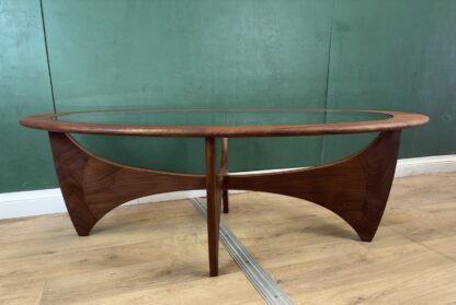 Mid Century Teak G Plan Astro Oval Coffee Table-Courier