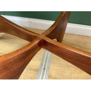 Mid Century Teak G Plan Astro Oval Coffee Table-Courier