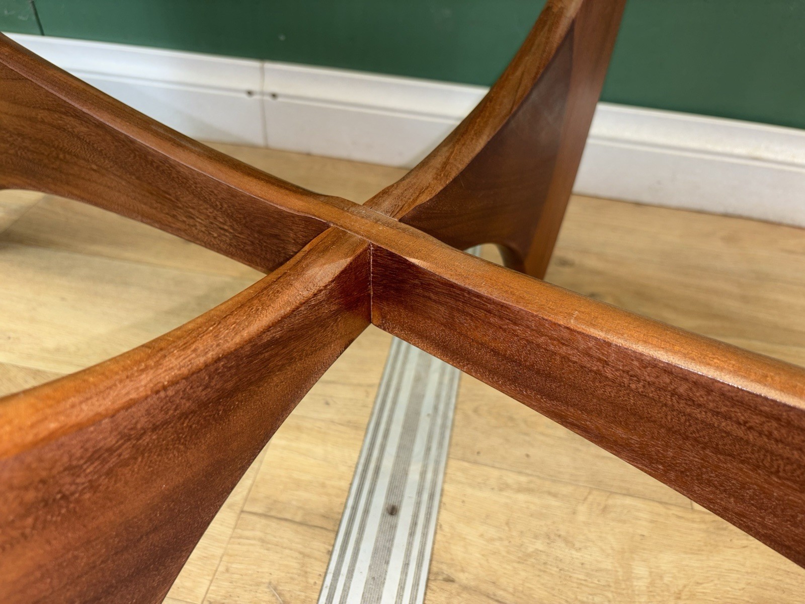 Mid Century Teak G Plan Astro Oval Coffee Table-Courier