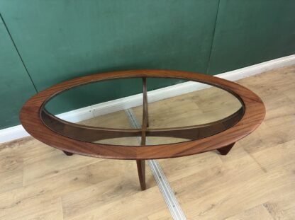 Mid Century Teak G Plan Astro Oval Coffee Table-Courier