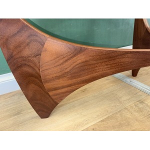 Mid Century Teak G Plan Astro Oval Coffee Table-Courier