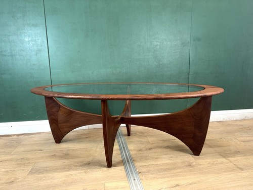 Mid Century Teak G Plan Astro Oval Coffee Table-Courier