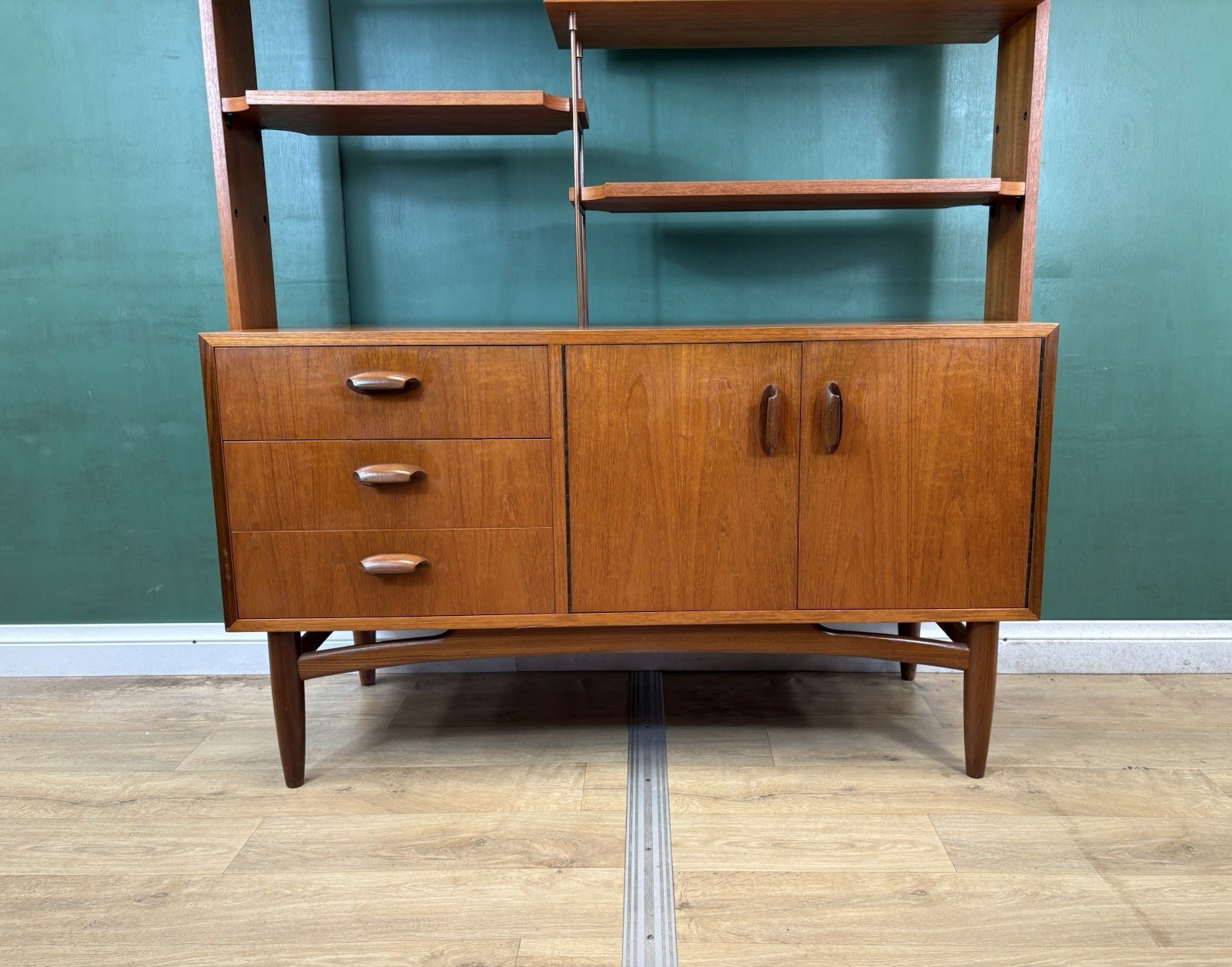 Mid Century Teak G Plan Brazilia Sideboard Room Divider -Courier