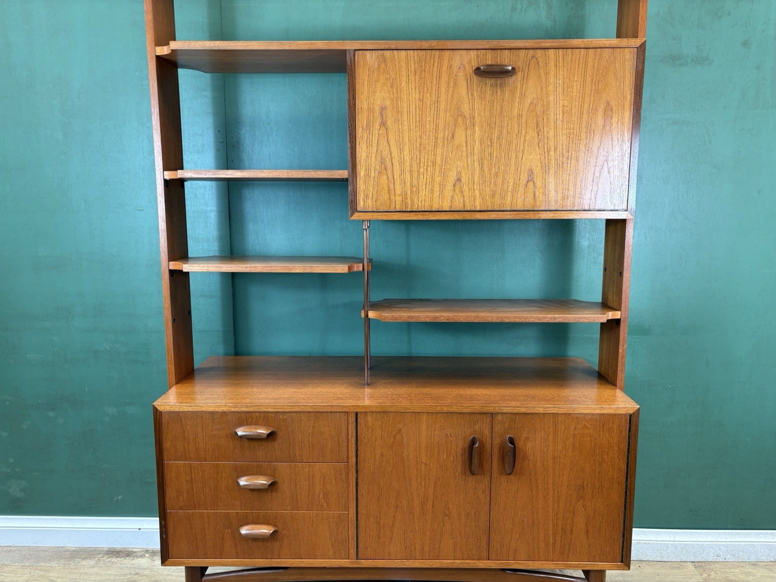 Mid Century Teak G Plan Brazilia Sideboard Room Divider -Courier