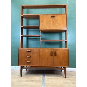 Mid Century Teak G Plan Brazilia Sideboard Room Divider -Courier