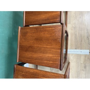 Mid Century Teak G Plan Quadrille Nest Of Tables