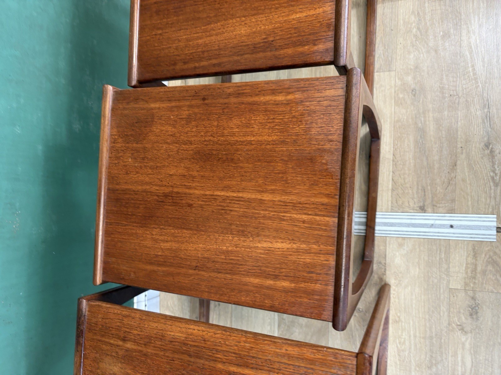 Mid Century Teak G Plan Quadrille Nest Of Tables