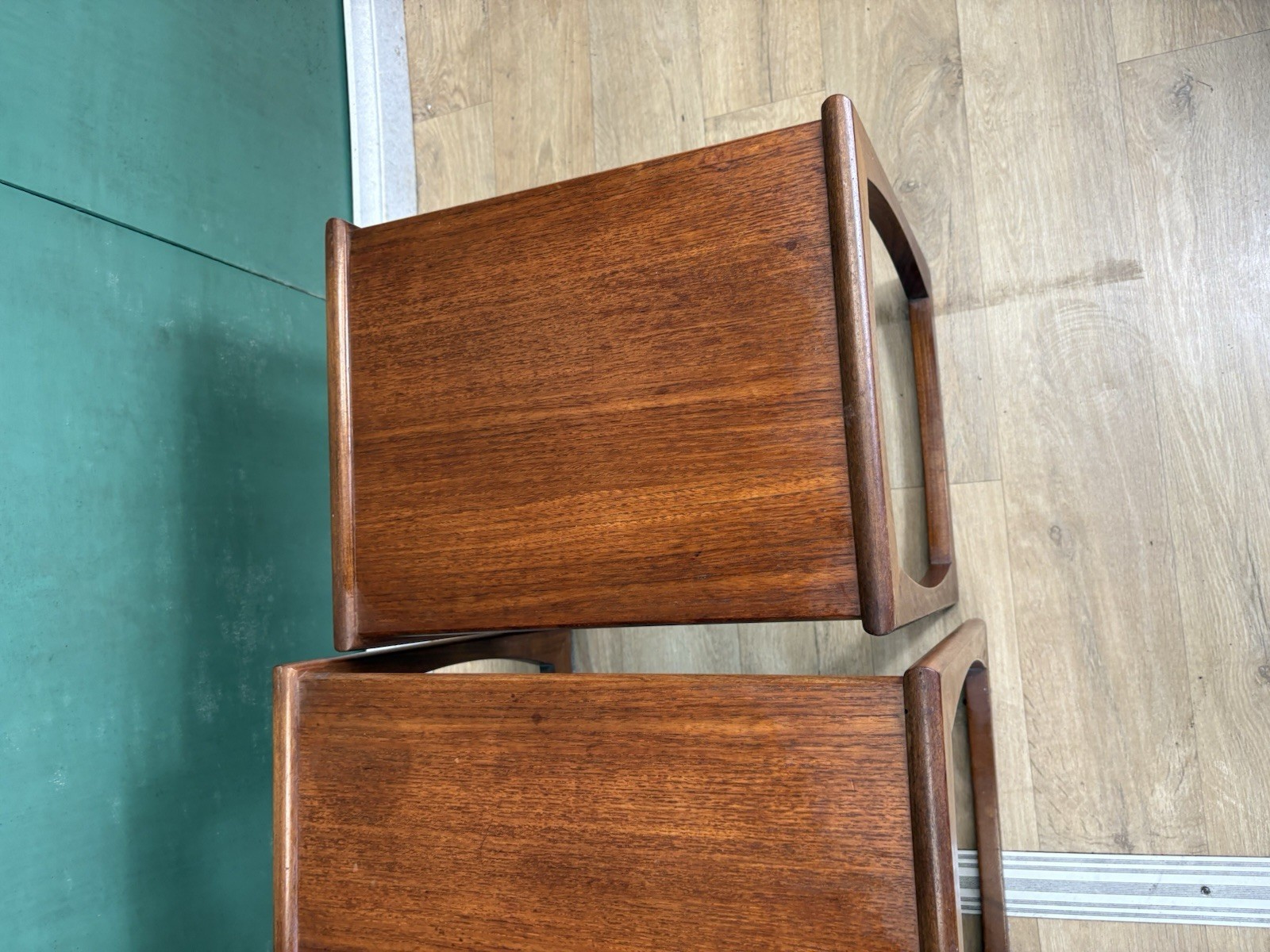 Mid Century Teak G Plan Quadrille Nest Of Tables