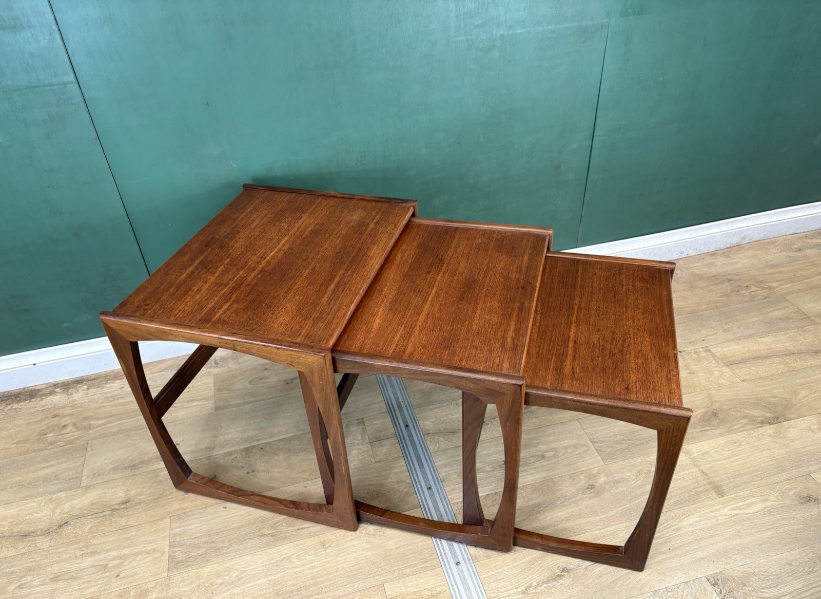 Mid Century Teak G Plan Quadrille Nest Of Tables