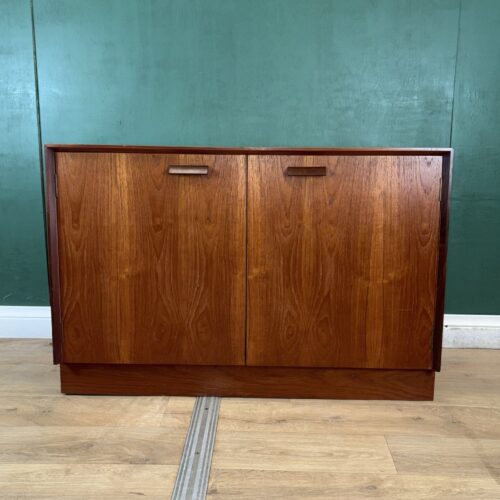 Mid Century Teak G Plan Two Doors Sideboard-Courier