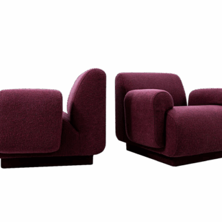 Pair Of Modular Lounge Chairs By Eberhard Geißler, Oelsa, Germany, 1970’s