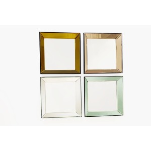 Olivier De Schrijver Contemporary Suite Of 4 Square Mirrors