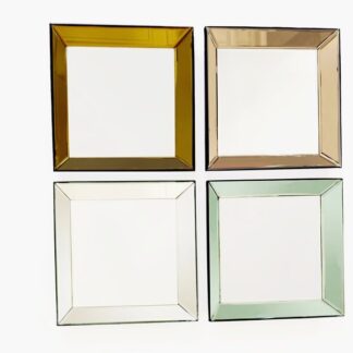 Olivier De Schrijver Contemporary Suite Of 4 Square Mirrors