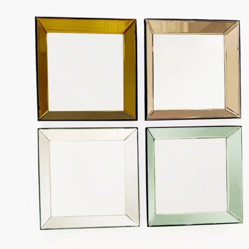 Olivier De Schrijver Contemporary Suite Of 4 Square Mirrors