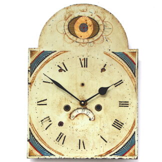 Original 18th Century Original Iron Grandfather/Longcase Clock Dial. Fully Guaranteed.