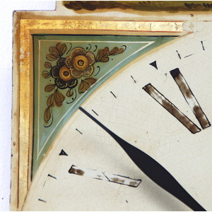 Original 18th Century Original Iron Grandfather/Longcase Clock Dial. Fully Guaranteed.