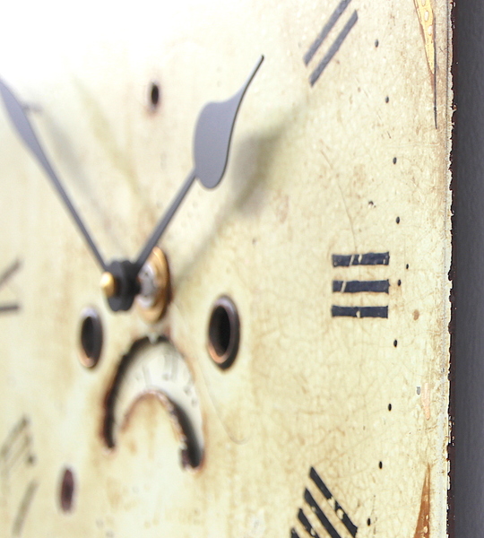 Original 18th Century Original Iron Grandfather/Longcase Clock Dial. Fully Guaranteed.