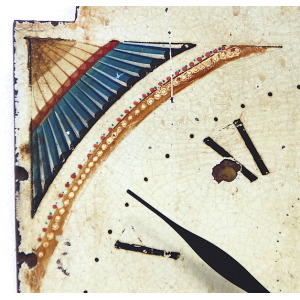 Original 18th Century Original Iron Grandfather/Longcase Clock Dial. Fully Guaranteed.