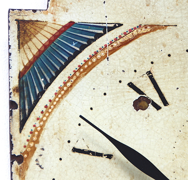 Original 18th Century Original Iron Grandfather/Longcase Clock Dial. Fully Guaranteed.