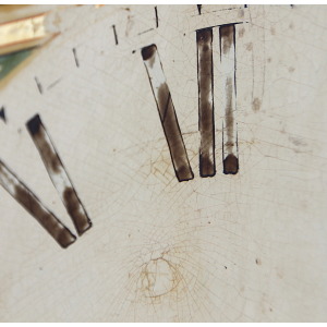 Original 18th Century Original Iron Grandfather/Longcase Clock Dial. Fully Guaranteed.