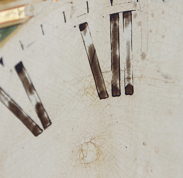 Original 18th Century Original Iron Grandfather/Longcase Clock Dial. Fully Guaranteed.