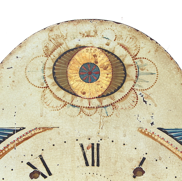 Original 18th Century Original Iron Grandfather/Longcase Clock Dial. Fully Guaranteed.