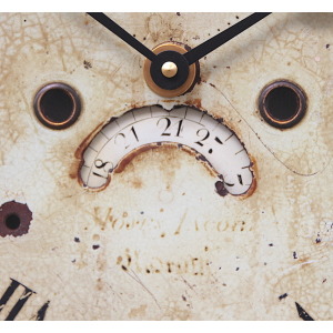 Original 18th Century Original Iron Grandfather/Longcase Clock Dial. Fully Guaranteed.