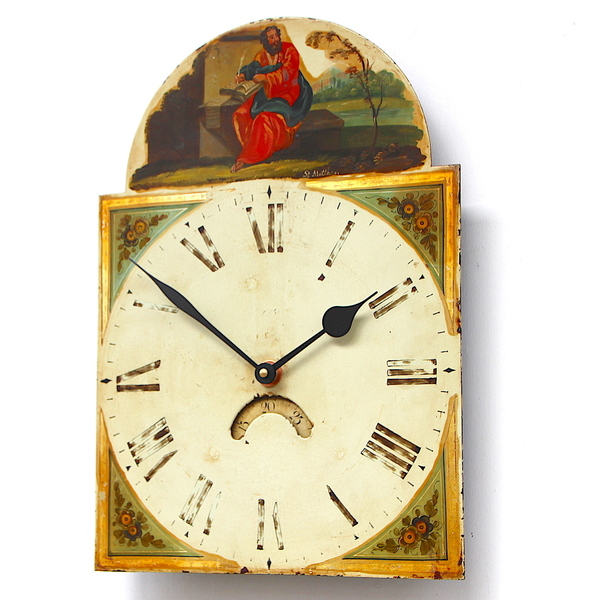 Original 18th Century Original Iron Grandfather/Longcase Clock Dial. Fully Guaranteed.