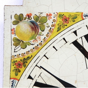 Original 18th Century Original Iron Grandfather/Longcase Clock Dial. Fully Guaranteed.