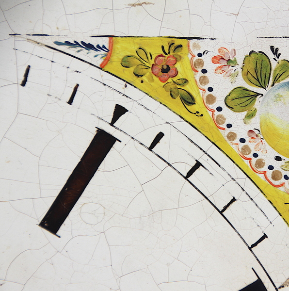 Original 18th Century Original Iron Grandfather/Longcase Clock Dial. Fully Guaranteed.