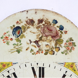 Original 18th Century Original Iron Grandfather/Longcase Clock Dial. Fully Guaranteed.
