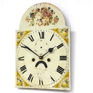Original 18th Century Original Iron Grandfather/Longcase Clock Dial. Fully Guaranteed.