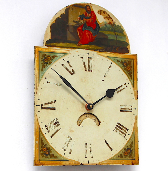 Original 18th Century Original Iron Grandfather/Longcase Clock Dial. Fully Guaranteed.