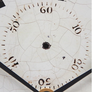 Original 18th Century Original Iron Grandfather/Longcase Clock Dial. Fully Guaranteed.